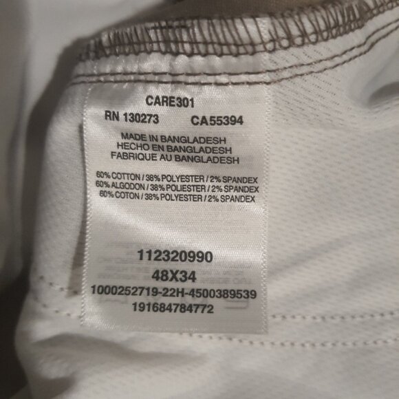 Lee Straight Fit 48 x 34 "Extreme Comfort" Khaki Pants -- Unused - Picture 4 of 5